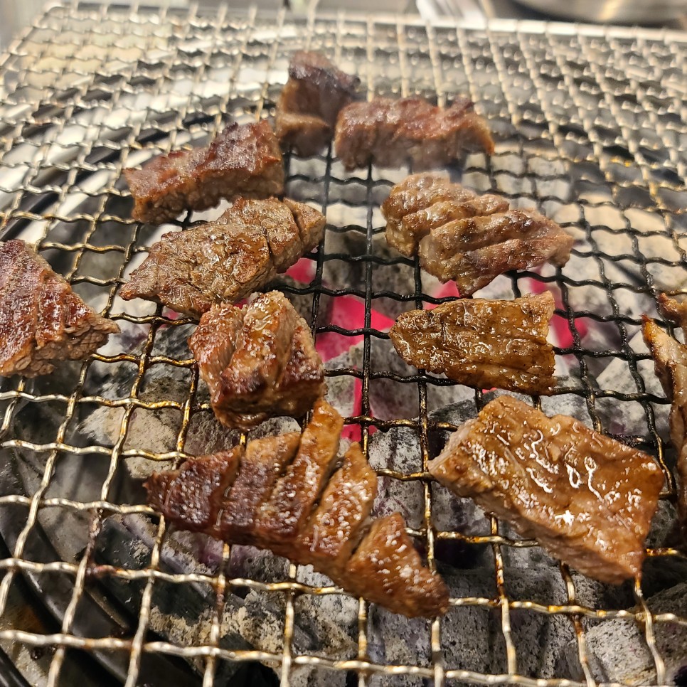 부천시청역 맛집 우대포 깍뚝꽃살 생왕갈비 양념소갈비살 한우육회비빔밥