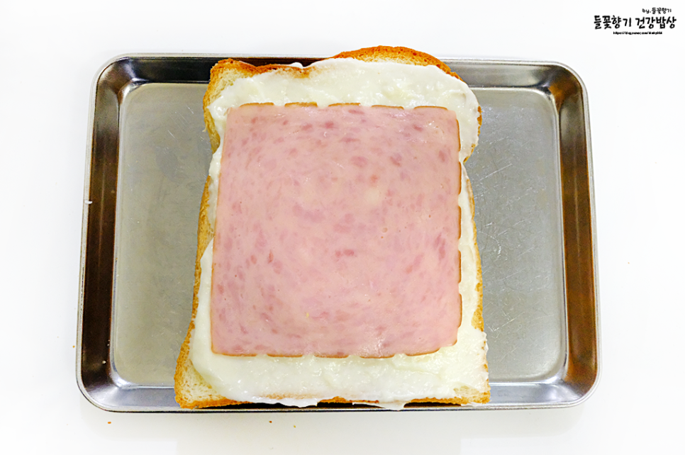 크로크무슈 만들기 햄치즈 토스트 레시피 식빵요리