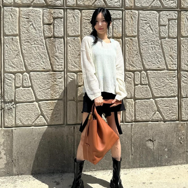 소녀시대 태연 난리난 루비통 루이비통 여자 핸드백 숄더백 신상 가방 가격은?
