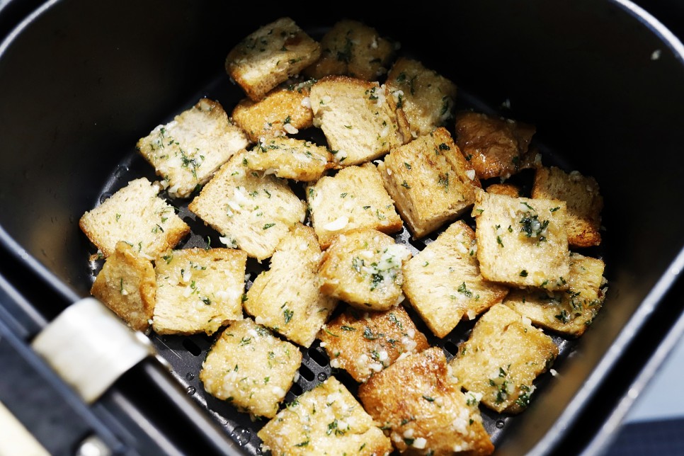 큐브 마늘빵만들기 버터 레시피 자투리 식빵 요리