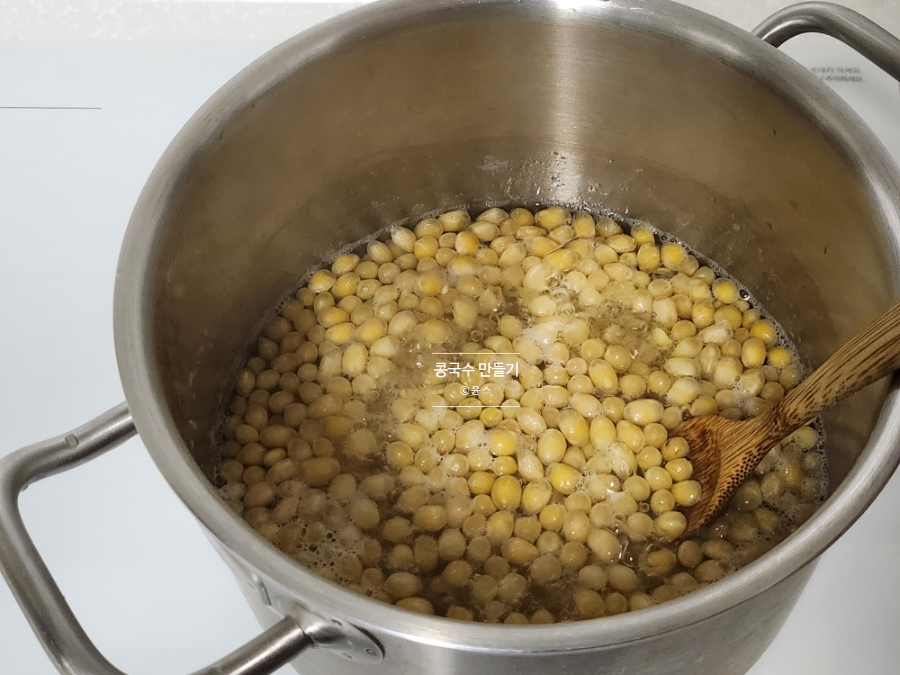 백태콩 콩국수 만들기 콩물 콩국물 만들기
