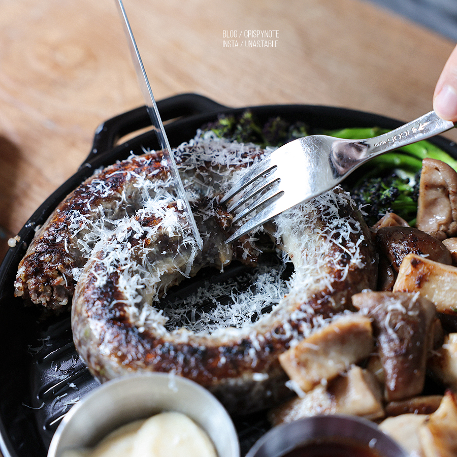 토종 찰순대 맛있게 먹는 법 순대 스테이크 2가지 소스 레시피