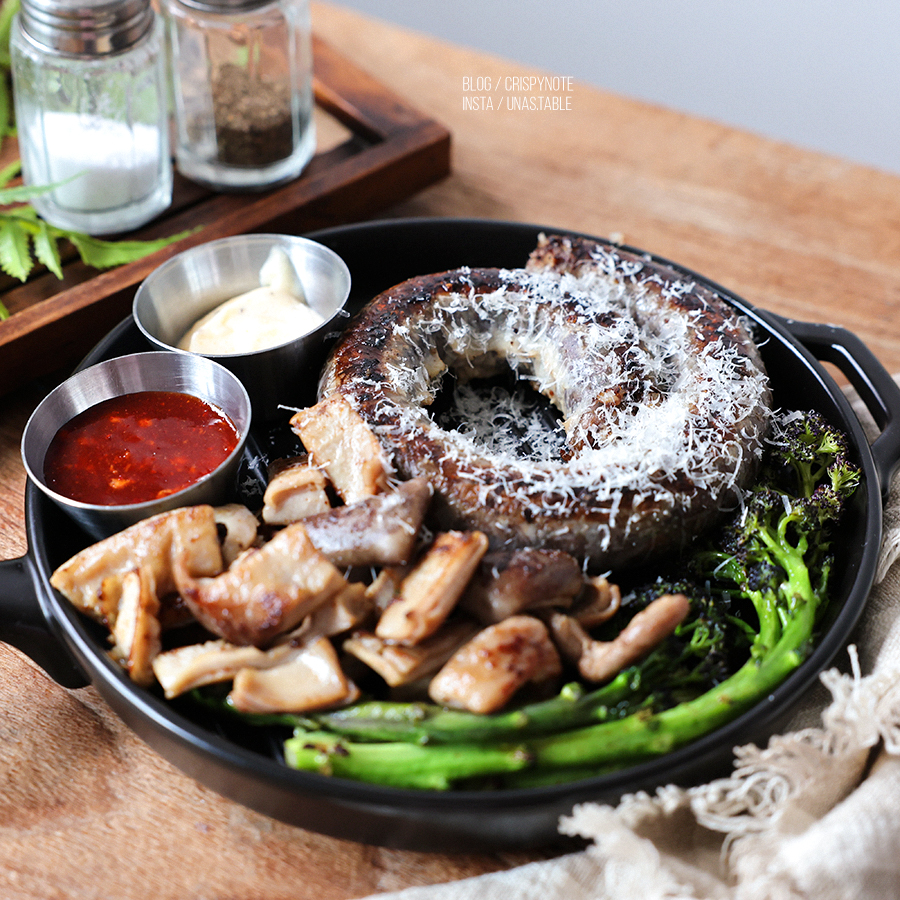 토종 찰순대 맛있게 먹는 법 순대 스테이크 2가지 소스 레시피