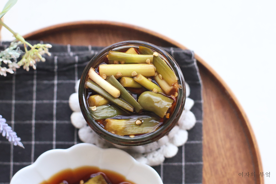 풋마늘장아찌 담그는법 00넣고 간장 마늘대장아찌 풋마늘 요리