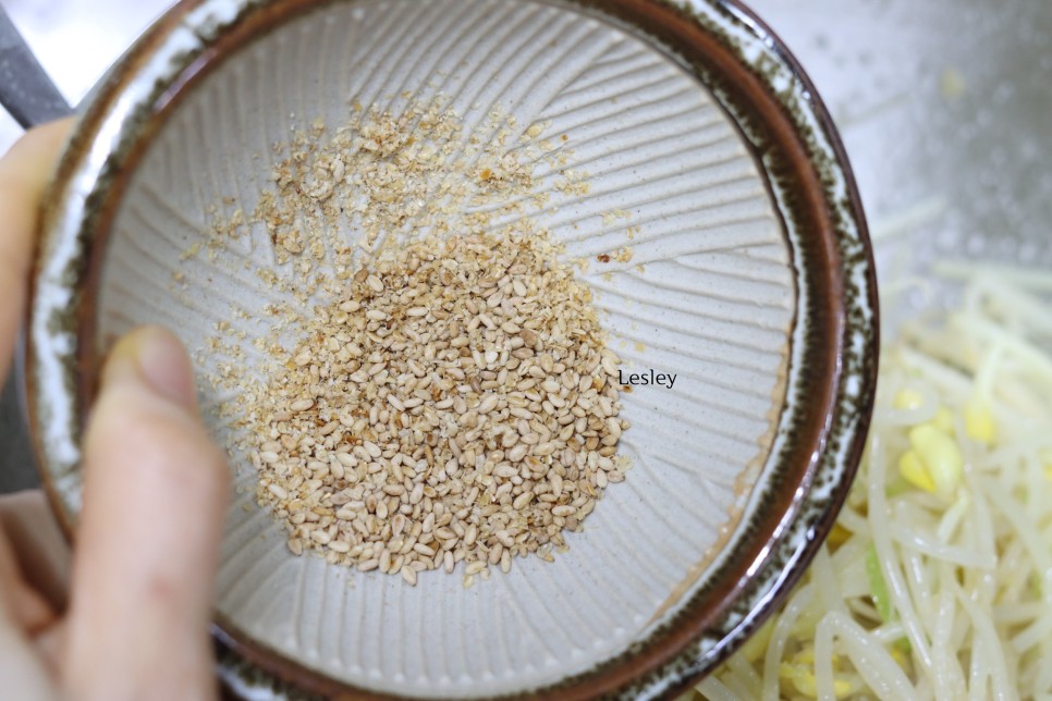 콩나물무침 레시피 하얀 콩나물무침 만드는 법