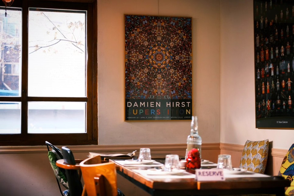 데미안 허스트 전시 포스터 Damien Hirst 그림 액자 리뷰