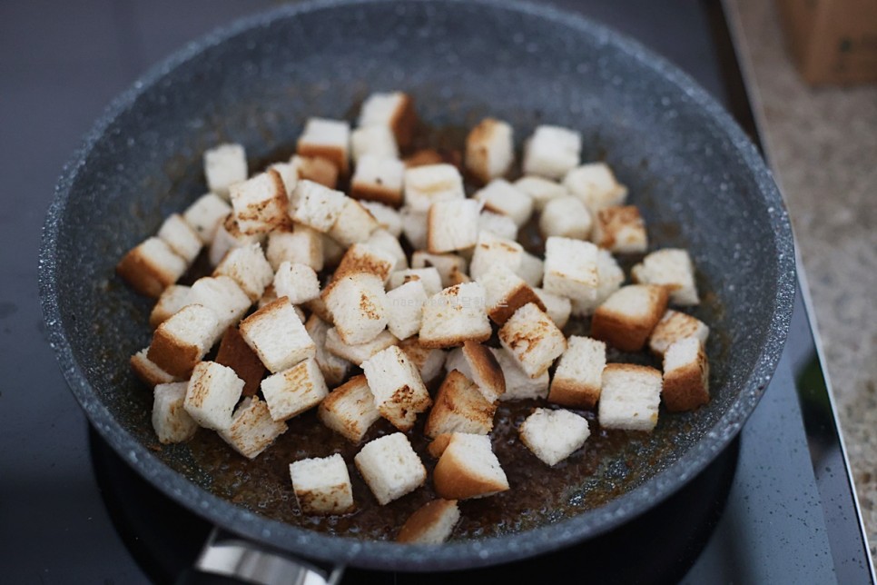 식빵 팝콘 레시피 카라멜 팝콘 만들기 식빵 요리