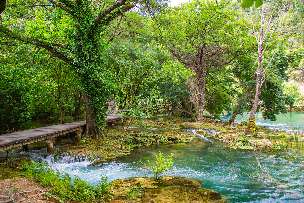 크로아티아 여행, 크르카 국립공원 수영 가능 요정의 숲