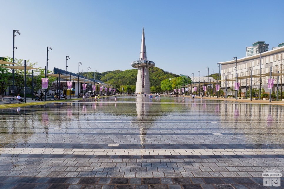 대전 아이와 가기 좋은 곳, 한빛탑과 물빛광장 음악분수