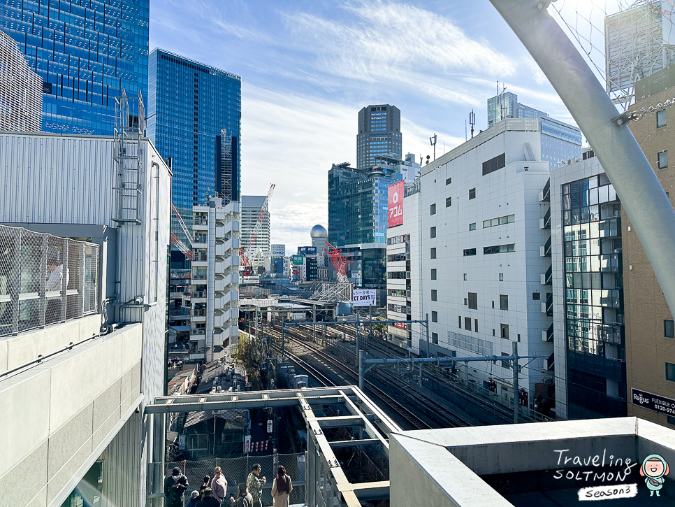 도쿄 시부야 놀거리 미야시타파크 옥상 공원 어디로든문