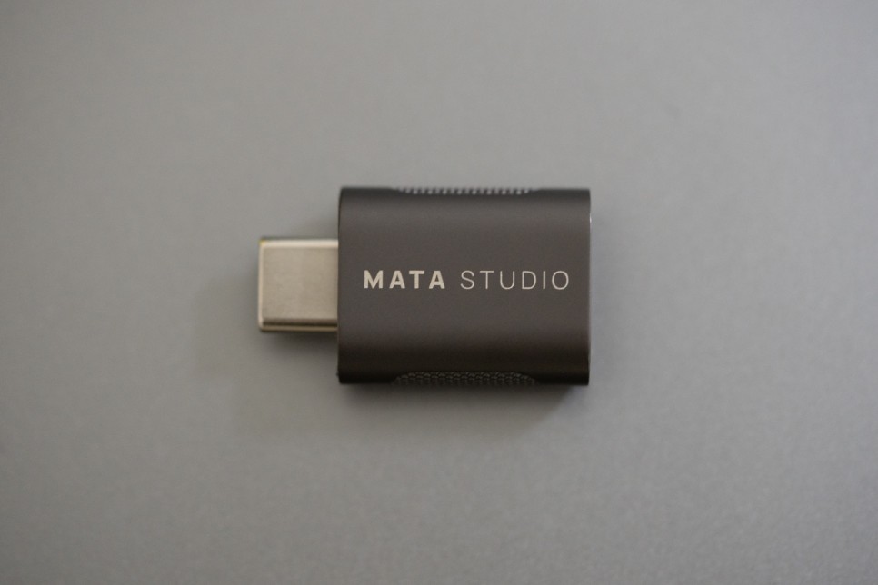 마타스튜디오 C 타입 USB 젠더 / C타입 밖에 안 들어가는 내 맥북에 USB케이블 꽂아버리기