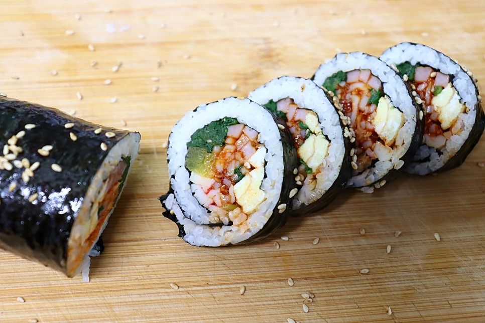 기본 김밥맛있게싸는법 진미채김밥 만들기집김밥재료 초간단 김밥 레시피