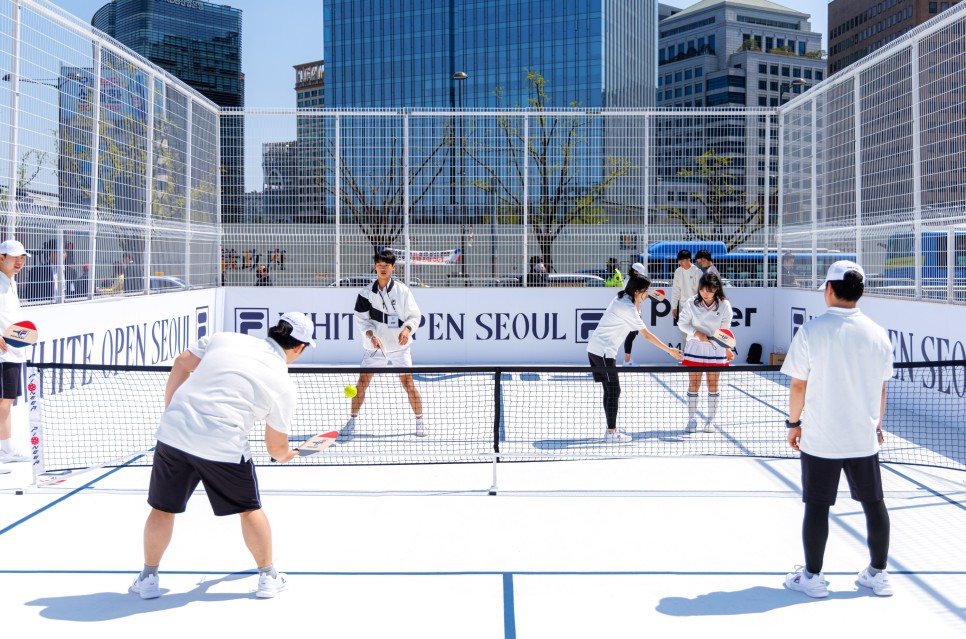 휠라 테니스 대회 화이트 오픈 서울 5월 축제! 사전 패키지 접수, 현장 이벤트