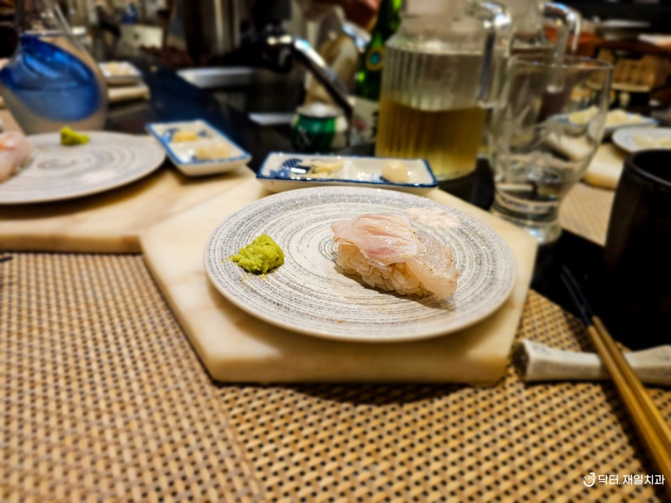 명일역맛집 계절키세츠스시에서 직원들과 먹은 디너 오마카세