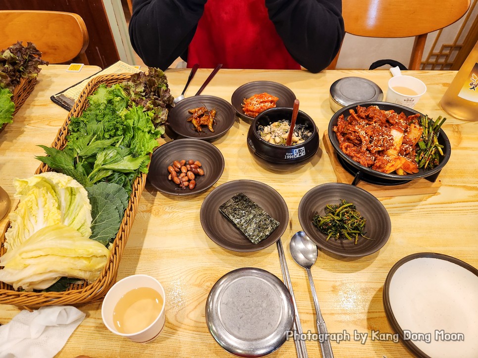 인천 부평역 맛집 오구당당 부평본점 우렁쌈밥