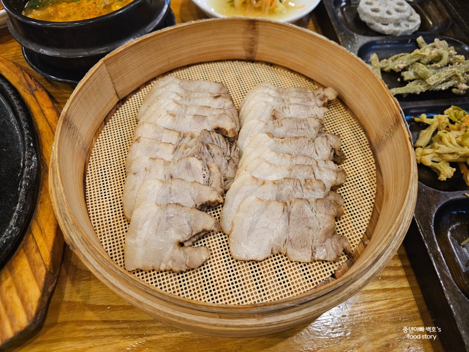 쌈밥 맛집 백운애꽃 쌈장 쌈채소 종류 돼지고기수육 고등어구이 한식요리