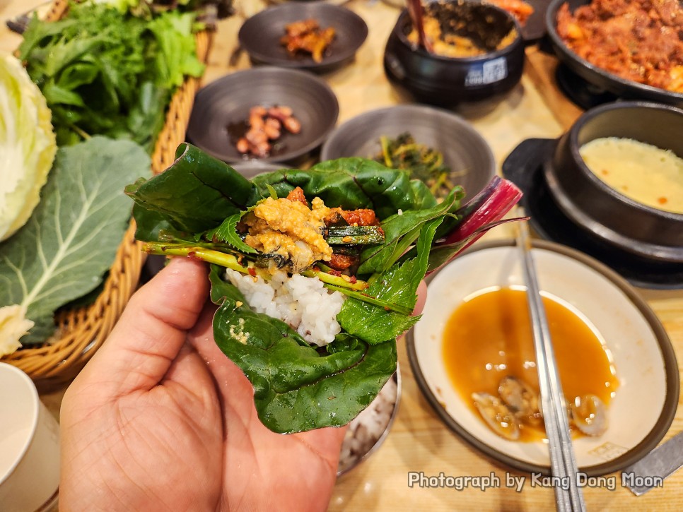 인천 부평역 맛집 오구당당 부평본점 우렁쌈밥