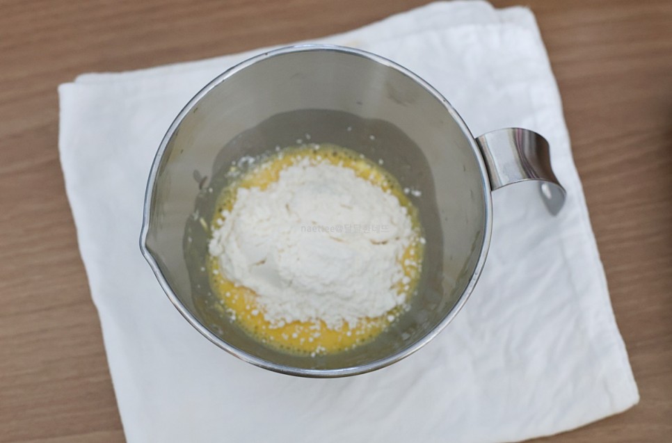 수플레 팬케이크 만들기 노오븐 베이킹 레시피