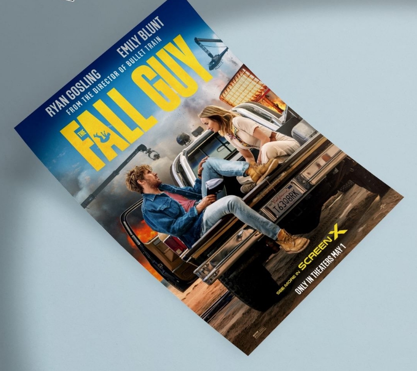 라이언 고슬링 에밀리 블런트 출연진 영화 스턴트맨 CGV 1주차 특전 아이맥스 스크린X 포스터 실물 정보