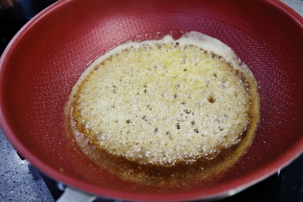 카라멜 식빵 팝콘 자투리식빵 요리 식빵러스크 만들기