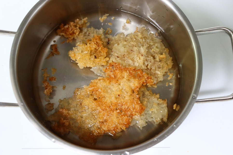 누룽지 끓이는법 누룽지탕 만드는법 숭늉 만들기 아침식사 대용