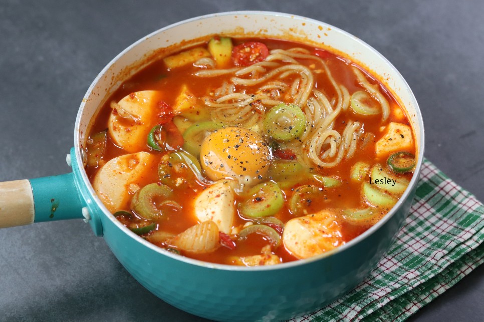 순두부찌개 끓이는법 레시피 쫄면 순두부 양념