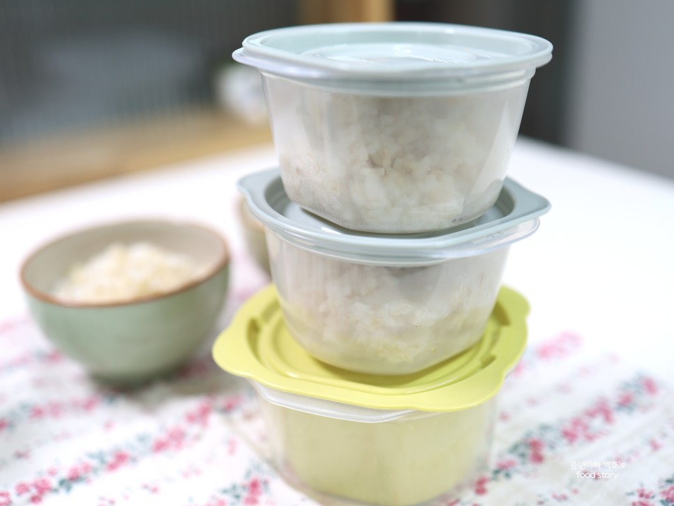 현미밥 짓는법 냉동밥 만들기 다이어트 식단 전기압력밥솥 밥물 조절