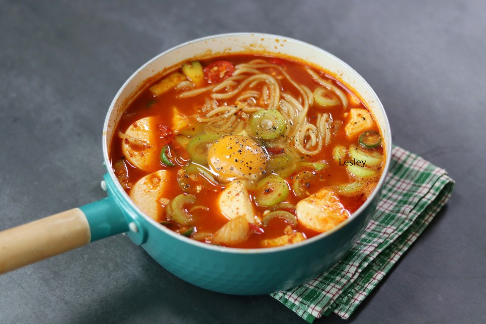 순두부찌개 끓이는법 레시피 쫄면 순두부 양념