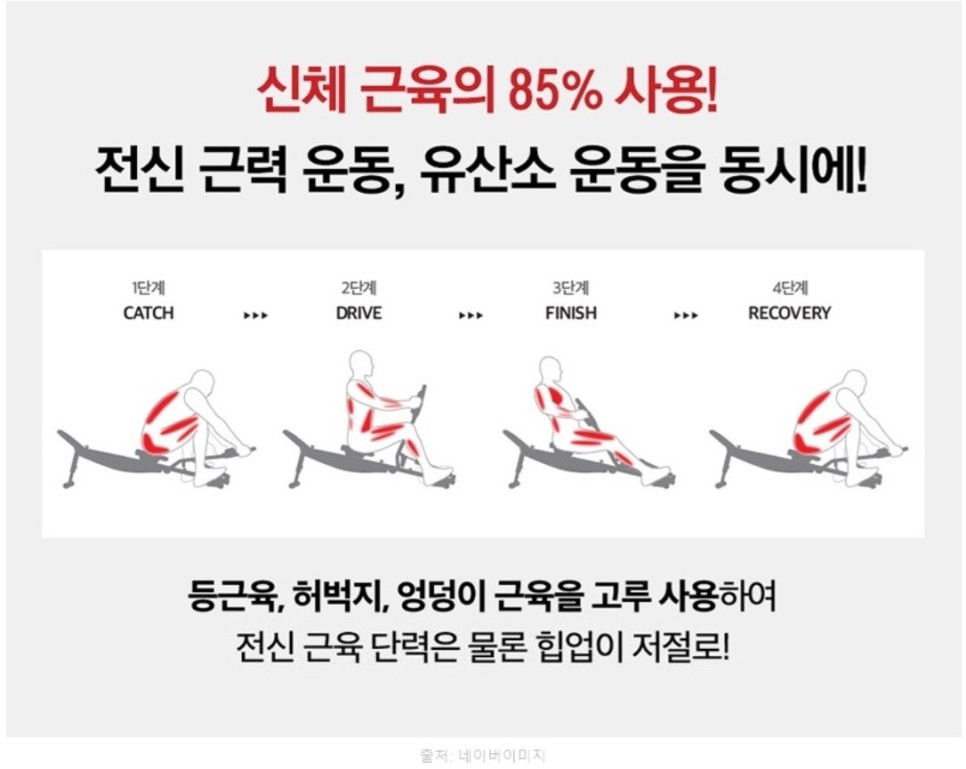 로잉머신 효과 남자 여자 다이어트 체력 기르는 운동 추천 유산소 무산소 방법 종류