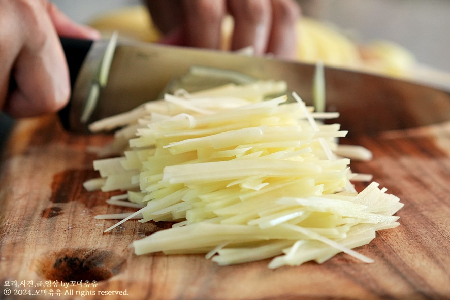 치즈 감자전 만들기 감자채전 만들기 레시피 감자요리