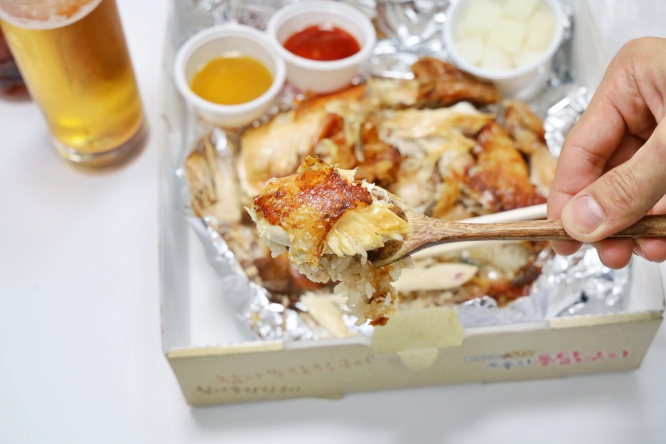 김포공항맛집 비행기탄꼬꼬 누룽지통닭구이 생맥주 치킨 배달음식