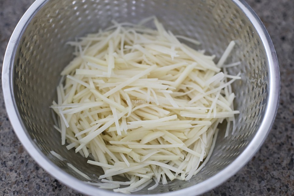 감자채전 만들기 치즈 감자전 만들기