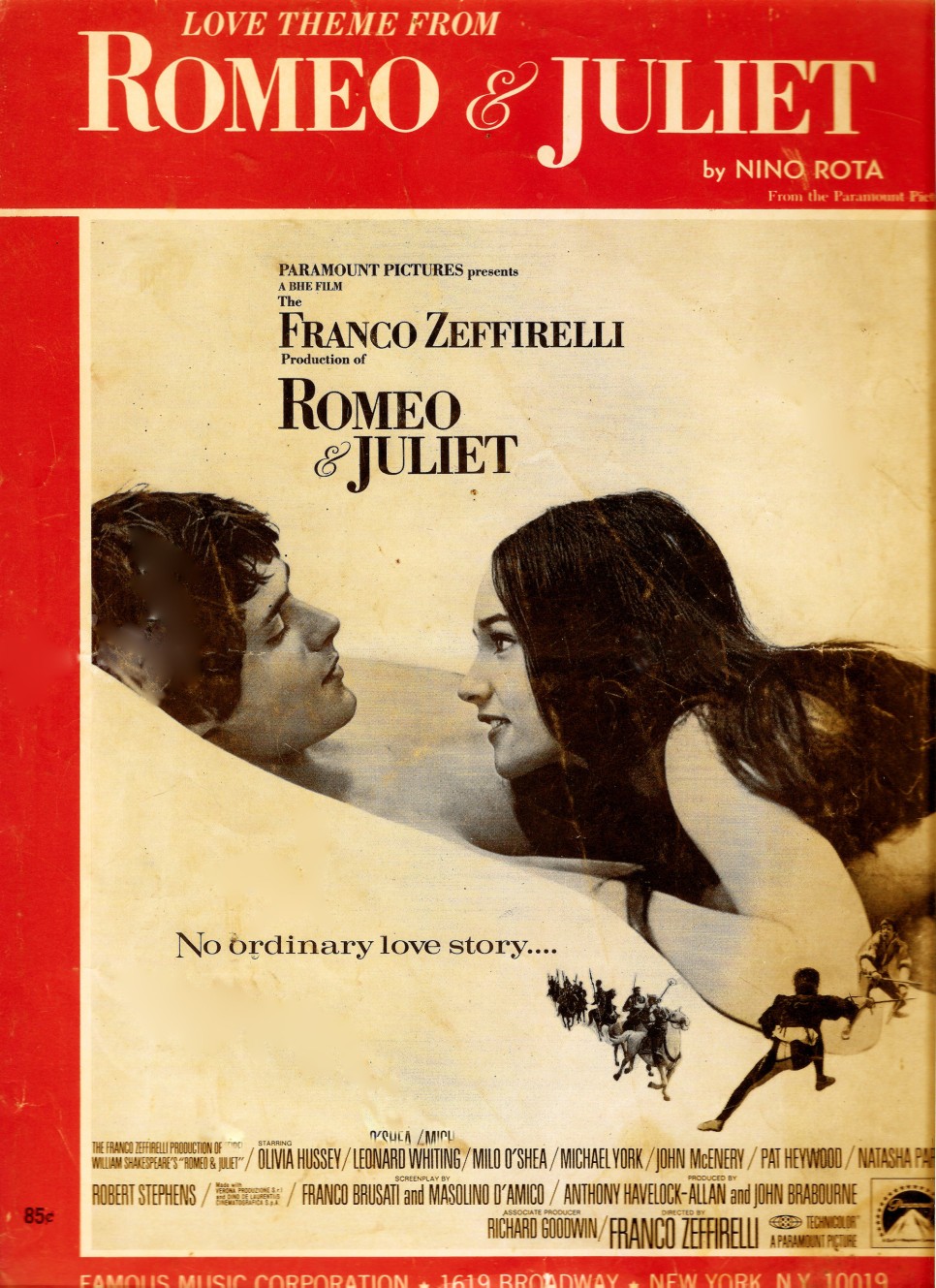 헨리 맨시니 Henry Mancini - Love Theme From Romeo And Juliet
