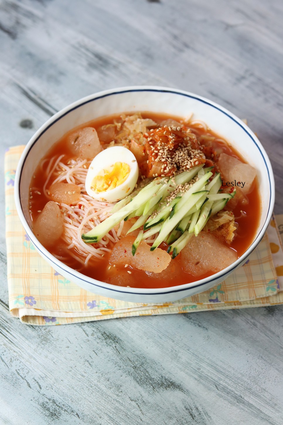 냉면육수 김치말이국수 레시피 냉국수 만들기 국수요리