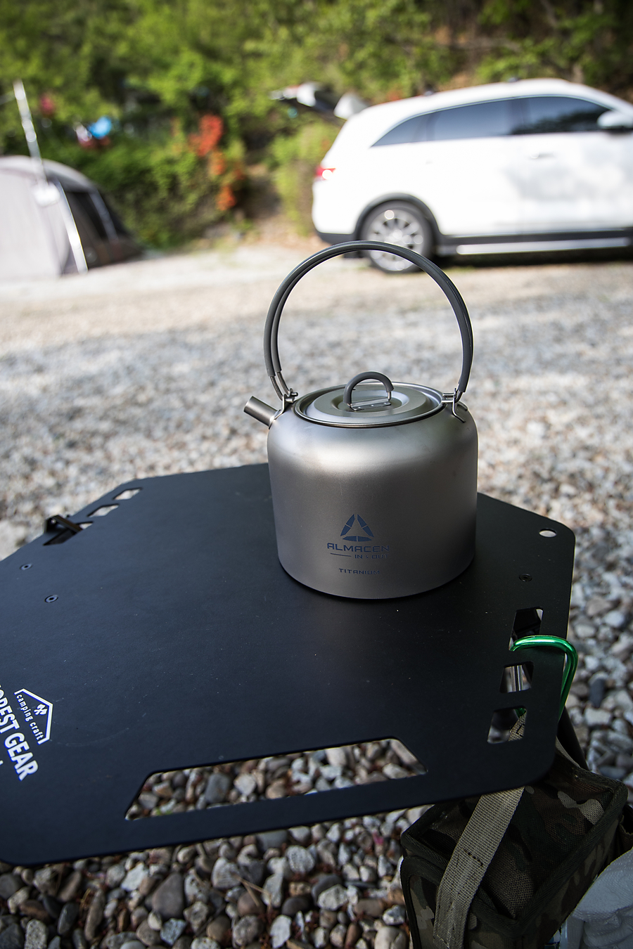 캠핑주전자 알마센 티타늄 감성 캠핑 용품 캐틀 1.5L