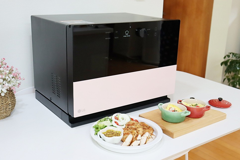 LG 디오스 오브제컬렉션 광파오븐 에어수비드 요리 닭가슴살 구이 & 달걀찜 만들기
