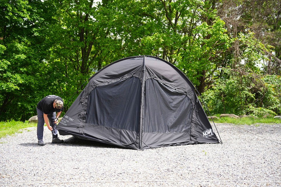 캠핑 쉘터 추천 카즈미 노바 돔 텐트 면혼방 대형 돔쉘터 텐트