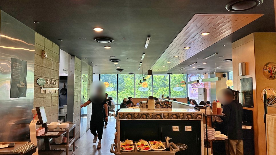 서울숲 맛집 포메인 쌀국수 분짜 팟타이 먹고 센터커피 아이스 카페라떼