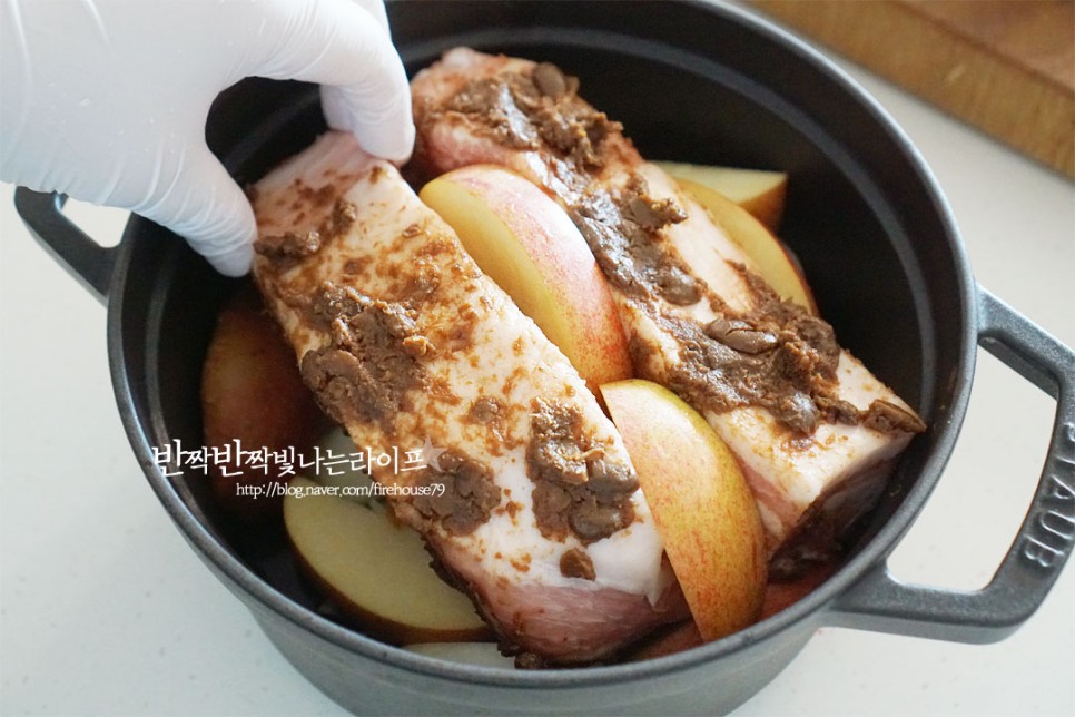 무수분 수육 맛있게 삶는법 돼지고기 삼겹살 수육 삶는법