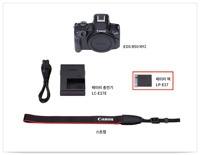 브이로그 카메라 캐논 EOS R50 입문용카메라 배터리 증정이벤트