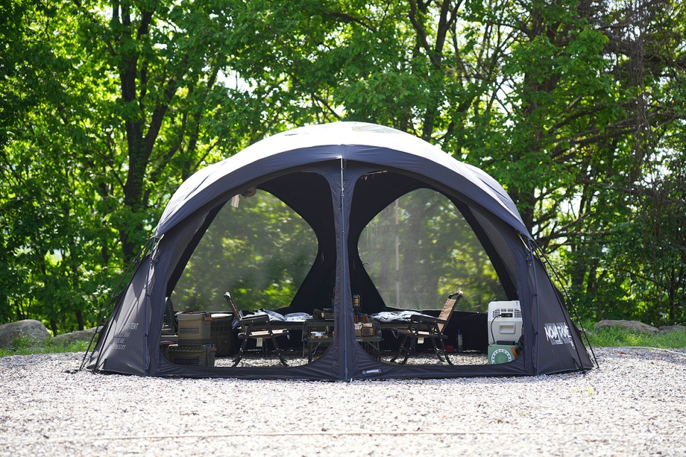 캠핑 쉘터 추천 카즈미 노바 돔 텐트 면혼방 대형 돔쉘터 텐트