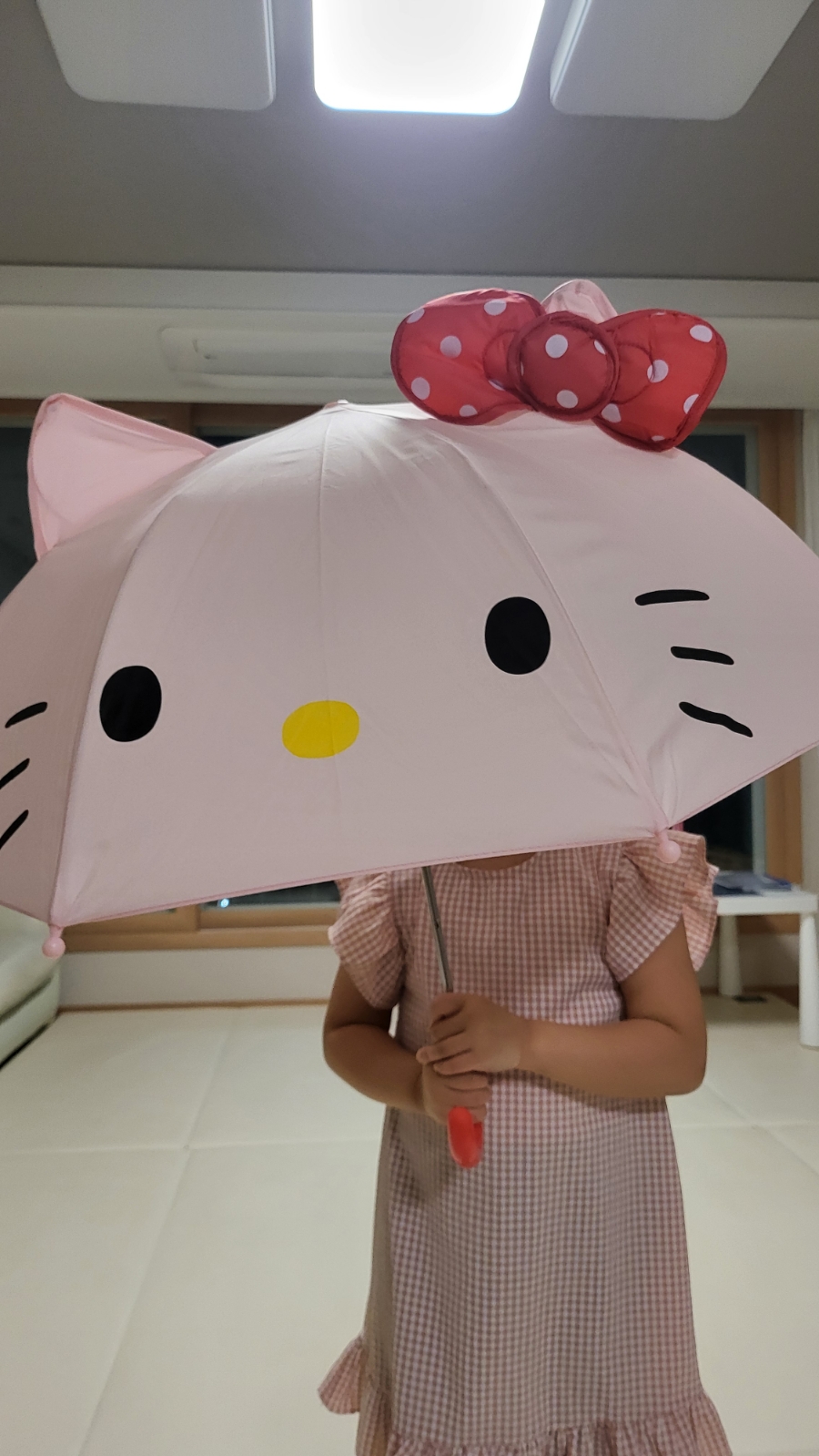 어린이날 선물 헬로키티 우산~