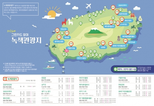 녹색관광지 만들기 참여,제주의 환경을 지켜요!