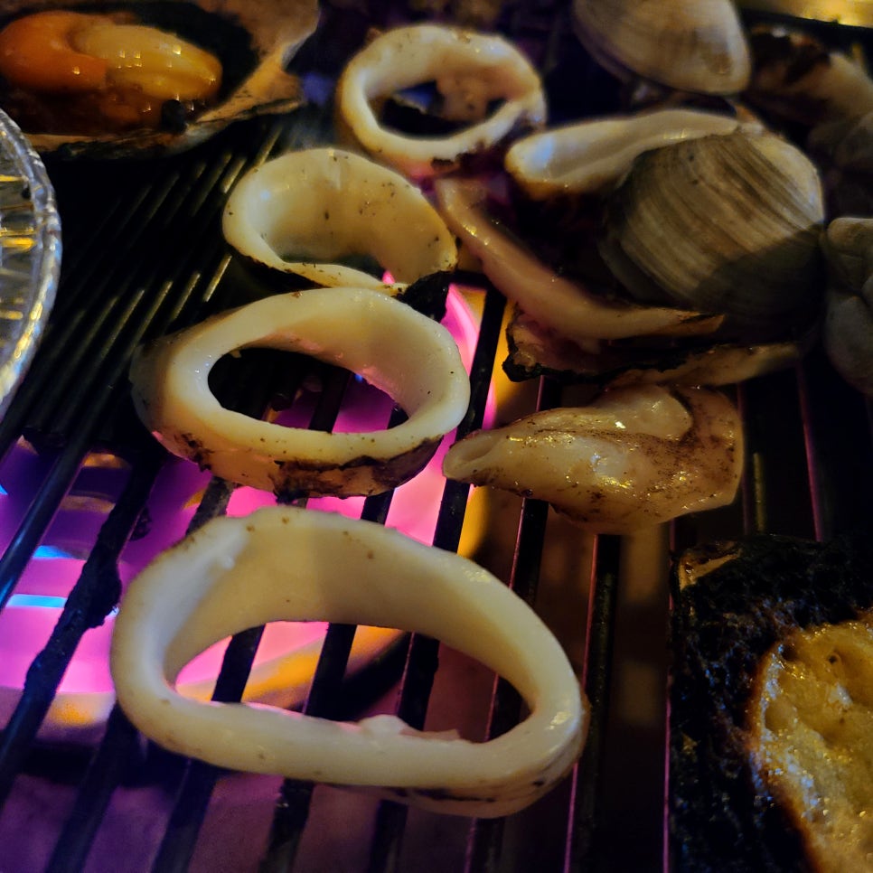 부천 맛집 술집 하와이조개 조개구이 치즈가리비 키조개관자회 새우구이