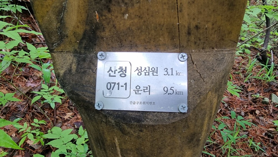 웅석봉 등산, 어천마을 원점회귀 최단코스 산행