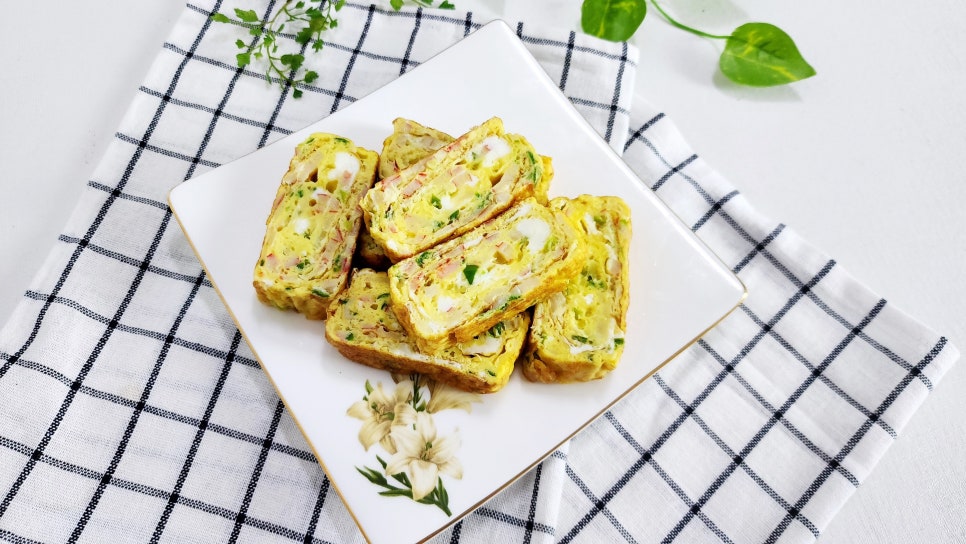 달걀말이 야채계란말이 도시락반찬 만드는법 간단한 계란요리 자취생반찬