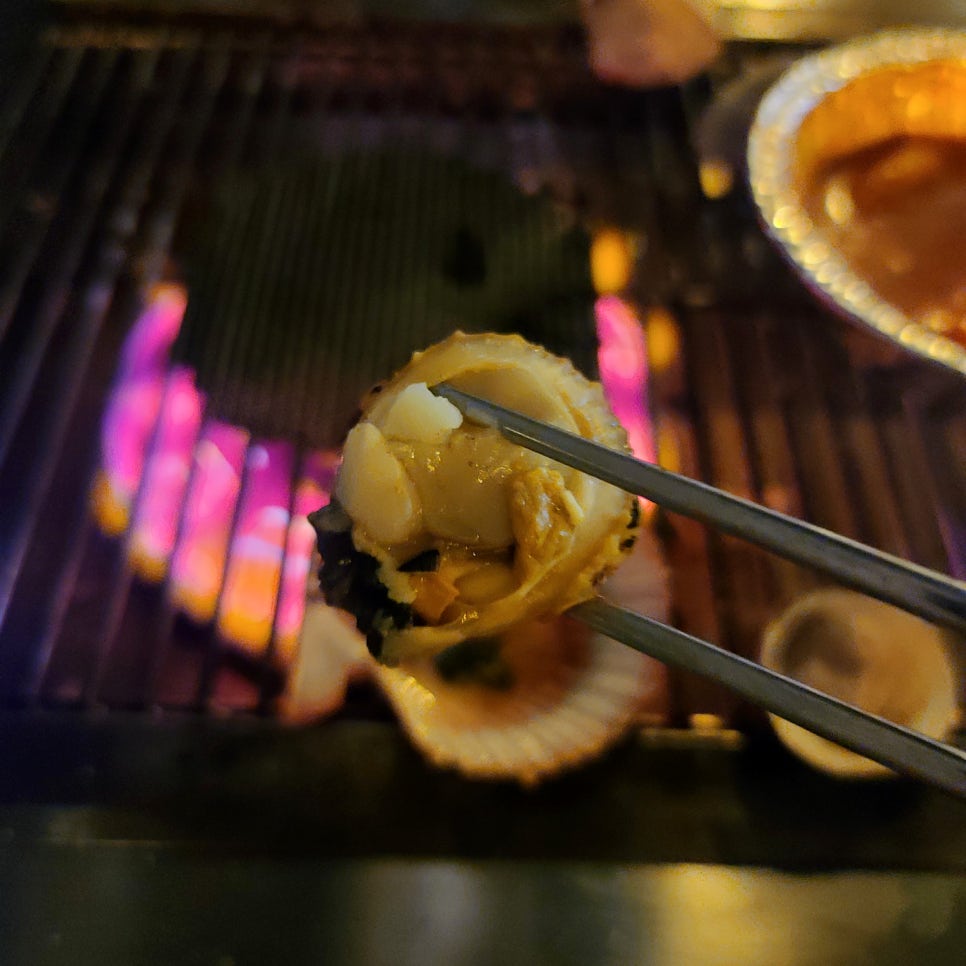 부천 맛집 술집 하와이조개 조개구이 치즈가리비 키조개관자회 새우구이