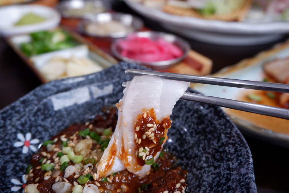 강릉 애견동반 식당 맛집 안목해변 근처 머구리횟집