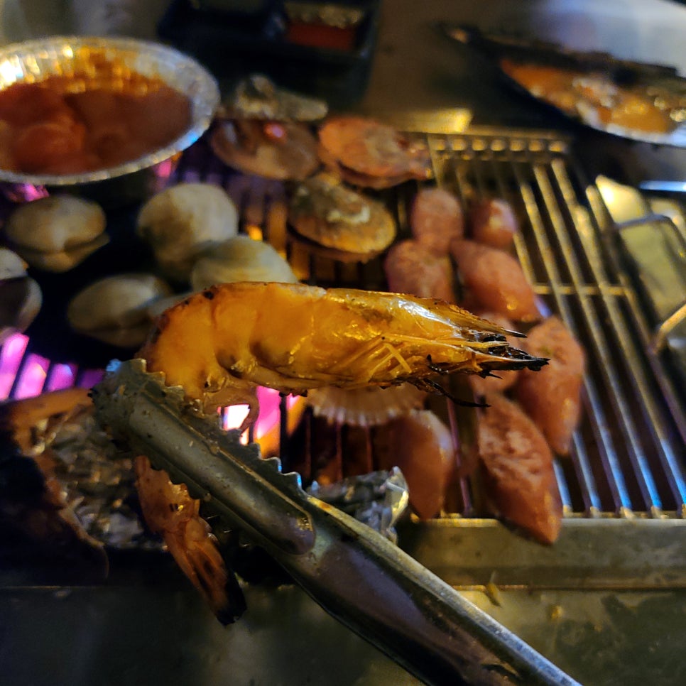 부천 맛집 술집 하와이조개 조개구이 치즈가리비 키조개관자회 새우구이