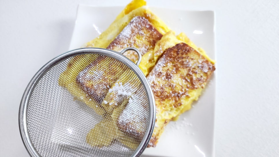 브런치메뉴 프렌치토스트 만들기 원팬토스트 식빵요리 계란 토스트 만드는법